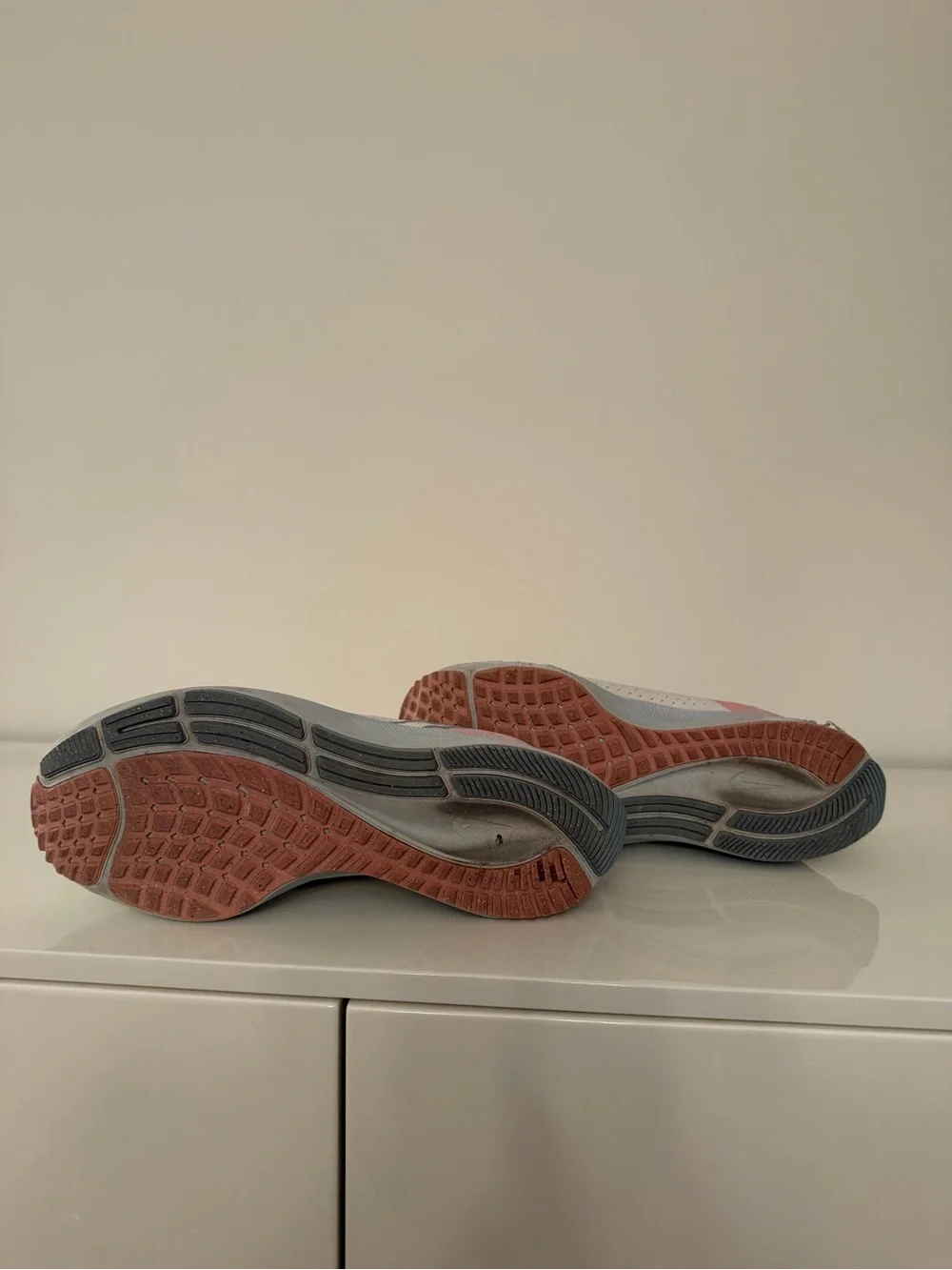 Nike Women's Pink and Gray Running Sneakers